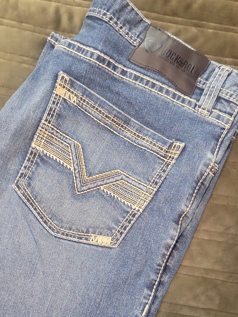 Rock & Roll Denim - Men's Straight Leg Jeans